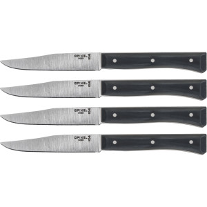 Opinel Tischmesserset Facette 4-teilig Schiefer