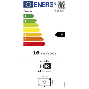 Panasonic TX-24MSW504 LED-TV 60cm 24 Zoll EEK E (A - G) CI+, Smart TV,