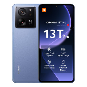 Xiaomi 13T Pro 512GB blau  ohne Simlock, ohne Branding