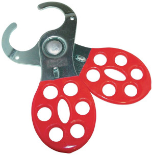 Kasp K20025D Sicherungshaspe 90mm Rot