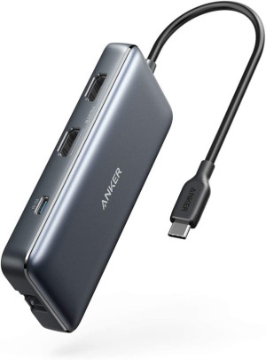 Anker 553 USB-C Hub | 8-in-1, 4K HDMI, silber