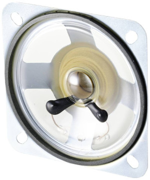 TRU COMPONENTS 3.03 Zoll 7.7cm Kleinlautsprecher 1W 8 Kunststoff-