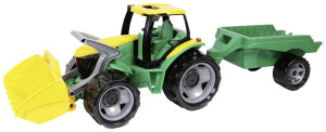 LEN GIGA TRUCKS Traktor+Frontl.+Anhnger, SK