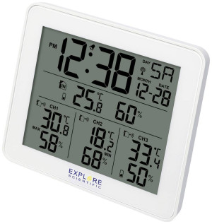 Explore Scientific WSH4003 Funk-Wetterstation Anzahl Sensoren max.