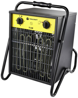 TOOLCRAFT TO-8578338 Bauheizer 9000W Schwarz/Gelb