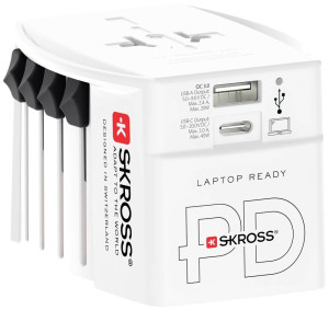 Skross 1302975 Reiseadapter MUV AC45PD
