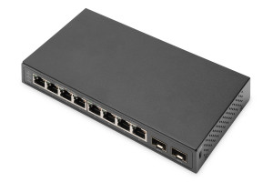 Assmann DIGITUS 8-Port Gigabit + 2 Gigabit SFP Ports