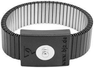 BJZ A-64118 ESD-Metallarmband Schwarz