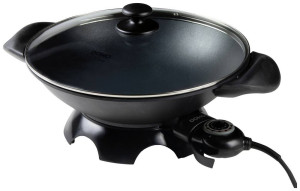 DOMO DO8708W DO8708W Elektro-Wok Schwarz