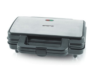 EMERIO ST-125833 Sandwichmaker Edelstahl, Schwarz