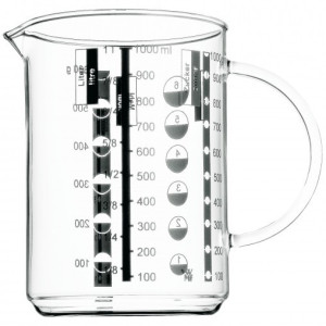 WMF 0605972000 Messbecher 1,0 L zyl.