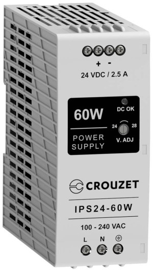 Crouzet Industrienetzteil 24V 2.5A 60W Inhalt 1St.
