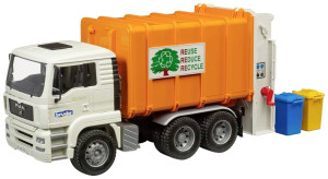 Bruder MAN TGA Hecklader Mll-LKW Fertigmodell Baufahrzeug Modell