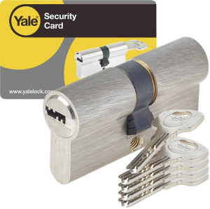 YALE Y002 08147 Profil-Doppelzylinder 45 / 45mm