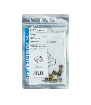 SMARTKEEPER ESSENTIAL 10x USB-A Blocker Gelb