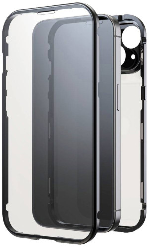 Black Rock 36 Glass Cover Apple iPhone 15 Schwarz Induktives Laden,