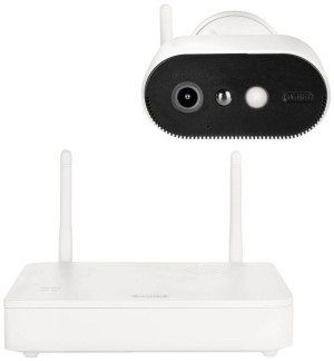 ABUS PPIC91000 LAN, WLAN IP-berwachungskamera-Set 4-Kanal 1920 x