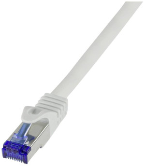 LogiLink C6A012S RJ45 CAT 6a S/FTP 0.25m Grau