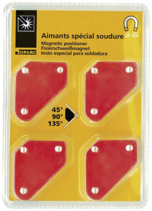 Toparc 044180 Magnet-Schweiwinkel, 4er