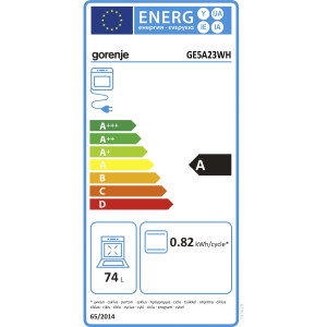 Gorenje GE5A23WH Elektro Standherd 50cm