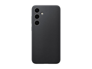 Samsung by Hochuen Vegan Leather Case fr S24+, Black - Passend fr