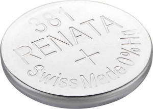 Renata Knopfzelle 381 1.55V 50 mAh Silberoxid SR55