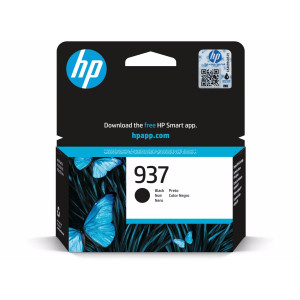HP Original 937 Druckerpatrone - schwarz (4S6W5NE)