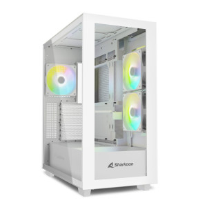Sharkoon Rebel C60 RGB White | PC-Gehuse