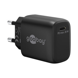 Goobay USB-C PD Schnellladegert (20 W) schwarz