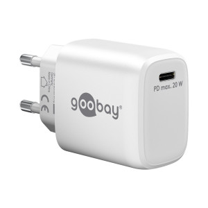 Goobay USB-C PD Schnellladegert (20 W) wei