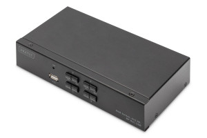 Assmann DIGITUS KVM Switch, 4x1  DP, DP Out,USB