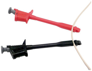 Chauvin Arnoux Abgreifklemme CAT II Rot, Schwarz
