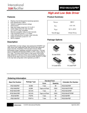 Infineon Technologies IRS2186SPBF SMD