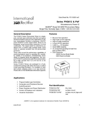 Infineon Technologies PVG612SPBF PhotoMOS-Relais 1 St. 0.55A Polzahl (