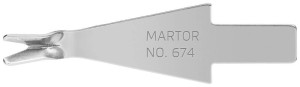 Martor 674.50 Ersatzklinge Trimmklinge 674 10St.
