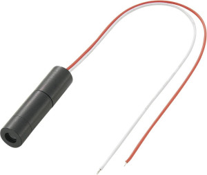 TRU Components LM01RDD-F Lasermodul Punkt Rot 0.95mW