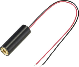 TRU COMPONENTS Lasermodul Punkt Rot 0.95mW