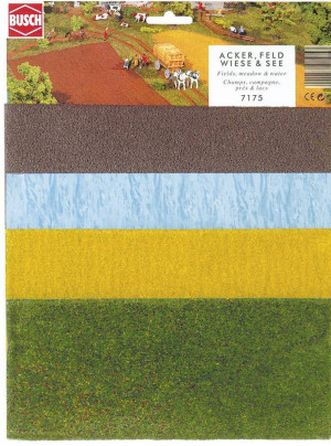 Busch 7175 Gelndematte Acker, Feld, Wiese, See