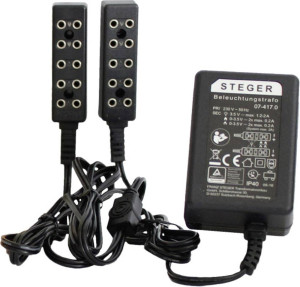 Kahlert Licht 60976 Beleuchtungstrafo 230V mit Verteilerleiste