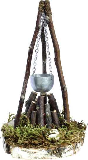 Kahlert Licht 49673 Lagerfeuer mit Flackerlicht