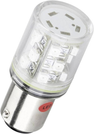 Barthelme 52162413 LED-Lampe Grn BA15d 230 V/AC 6lm