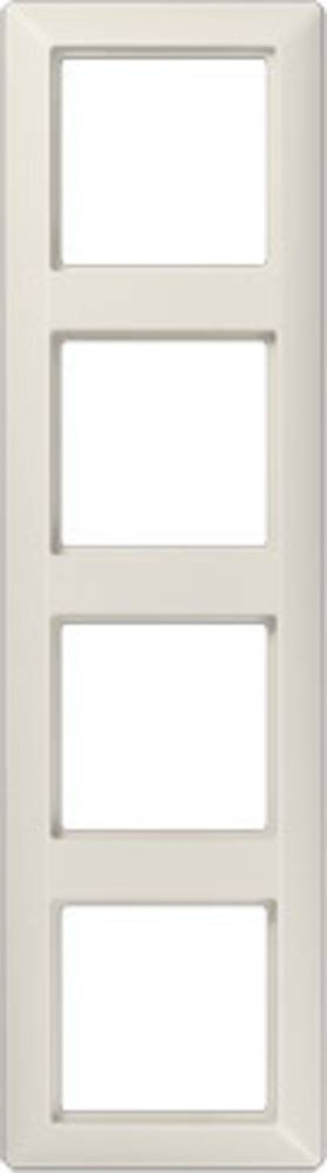 Jung 4fach Rahmen Creme-Wei AS584
