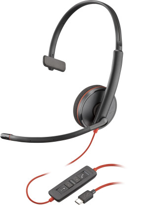 HP Poly Blackwire C3210 USB-C/ A Mono