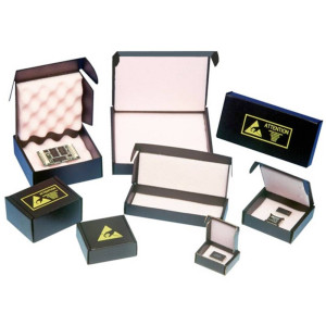 Antistat ESD-Box (L x B x H) 100 x 100 x 38mm 026-0062