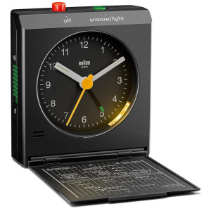 Braun BC 05 B Quarz Klappwecker schwarz