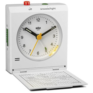 Braun BC 05 W Quarz-Klappwecker wei