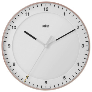 Braun BC 17 PW DCF Funkwanduhr pink/wei
