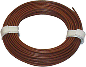 Econ connect ZKL014BR5 Litze 2 x 0.14m Braun 5m