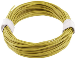 Econ connect KZL2X008GE5 Litze 2 x 0.08m Gelb 5m