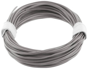 Econ connect KZL2X008GR5 Litze 2 x 0.08m Grau 5m